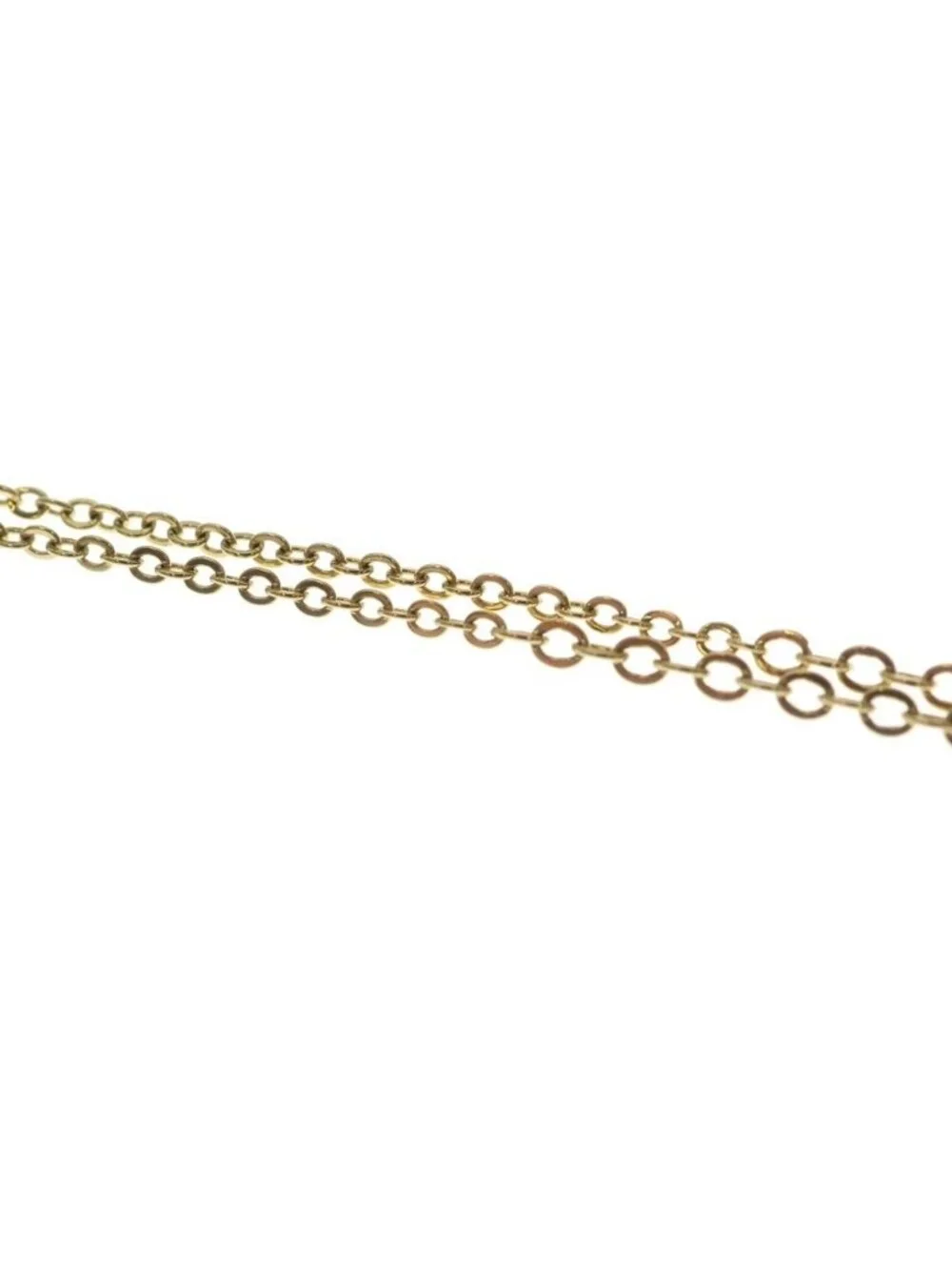 Miu Miu Logo Pearl Bracelet Gold